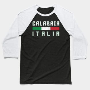 Calabria Italia / Italy Typography Design Baseball T-Shirt